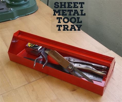 sheet metal tool tray plans|sheet metal tray instructions.